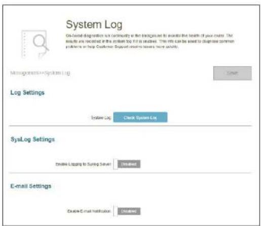 D-LINK Eagle Pro AI R32 - Adresse IP du serveur syslog - 1