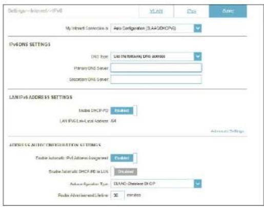 D-LINK Eagle Pro AI R32 - Adresse de lien local LAN IPV6 - 1
