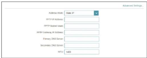 D-LINK Eagle Pro AI R32 - Paramètres avancés... - IP statique - 1
