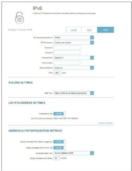 D-LINK Eagle Pro AI R32 - Internet - IPV6 - 1