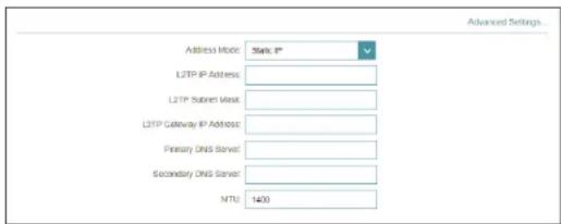 D-LINK Eagle Pro AI R32 - Paramètres avancés... - IP statique - 1