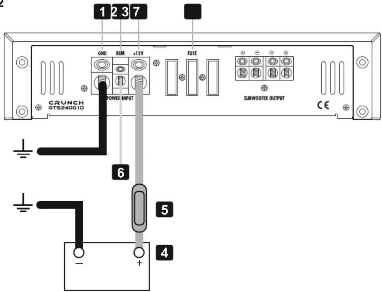 Crunch GTS1200.1D - Procedimiento 5: - 2
