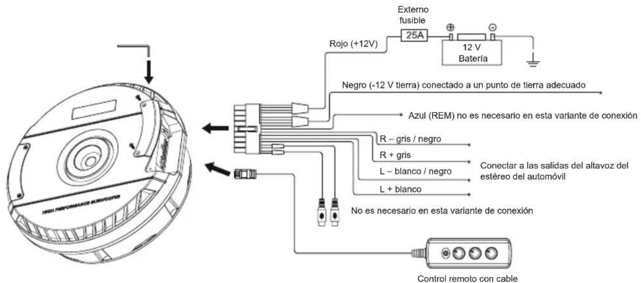Musway MW1000A - CONEXIONES DE ALIMENTACION Y ENCENDIDO - 2