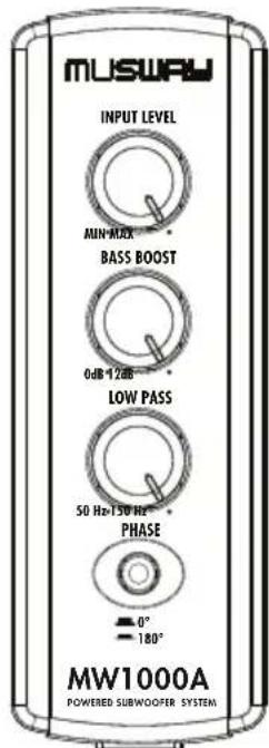 Musway MW1000A - Filtre passe-bas réglable - 1