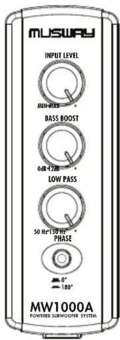 Musway MW1000A - FILTRO PASSA BASSO REGOLABILE - 1