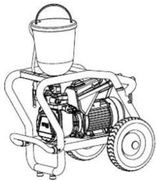 WAGNER Super Finish 23 CR - a) Horizontalbetrieb: - 1