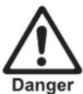 WAGNER Super Finish 23 CR - DANGER OF EXPLOSION AND FIRE FROM SOURCES OF IGNITION DURING SPRAYING WORK - 1