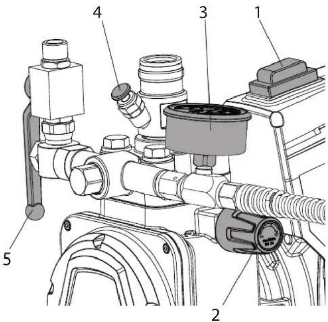 WAGNER Super Finish 23 CR - VENTILATE UNIT (HYDRAULIC SYSTEM) IF THE SOUND OF INLET VALVE IS NOT AUDIBLE - 1