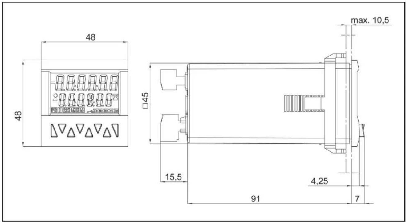 IFM E89005 - Dimensions - 1
