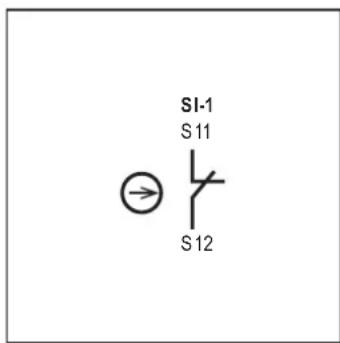IFM AC015S - Raccordement d'un contact de commutation - 1