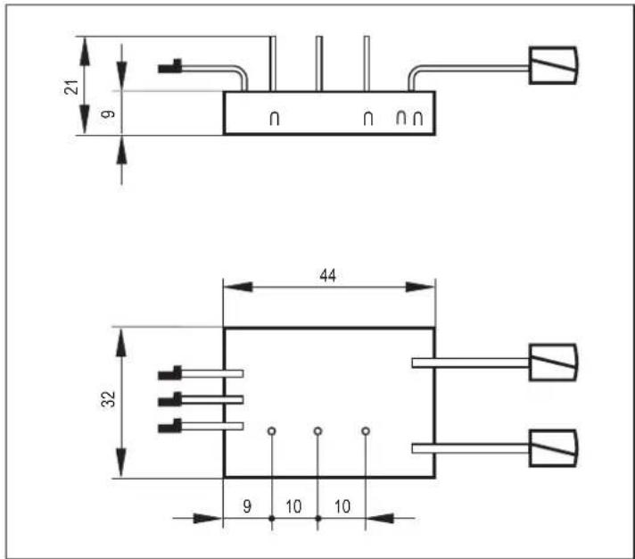 IFM AC015S - Schéma d'encombrement - 1