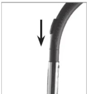 Cleanmaxx 07023 - Inserting/removing the telescoping tube - 1