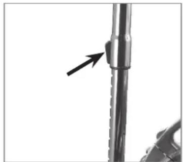 Cleanmaxx 07023 - Lengte van de telescopische buis verstellen - 1