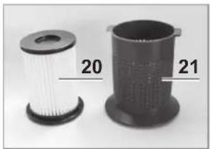 Cleanmaxx 09107 - Filter reinigen - 1