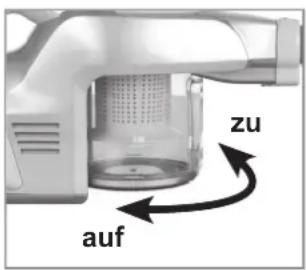 Cleanmaxx 09107 - Staubbehälter abnehmen / einsetzen - 1