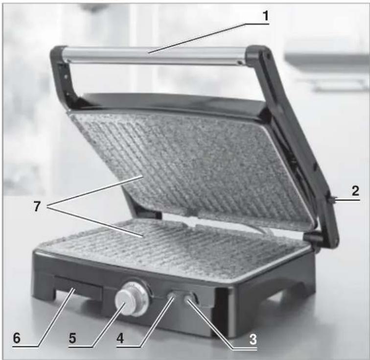 Gourmetmaxx 07277 - Items Supplied and Device Overview - 1