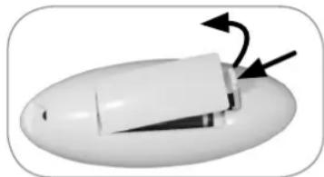 VitalMaxx 07125 - Batterien in die Fernbedienung einlagen - 1