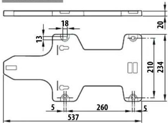Pedrollo Magnifica - PA3MEPbl, MEXOCEBbie PACCTOHN N OTBEPCTN JI KPEJIENHNA - 3