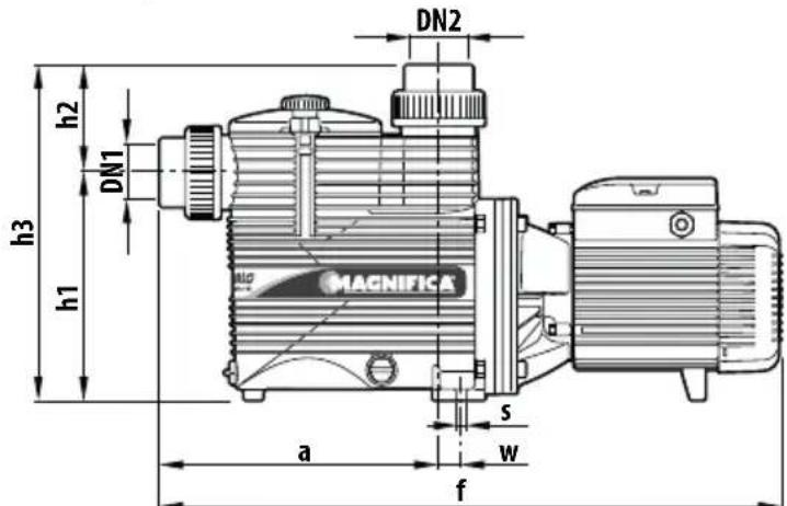 Pedrollo Magnifica - TECHNICAL DATA - 1