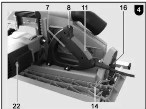 Mafell MKS 165 Ec - VYSTRAHA - 4