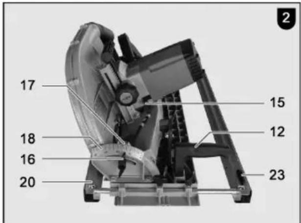 Mafell MKS 165 Ec - VYSTRAHA - 2