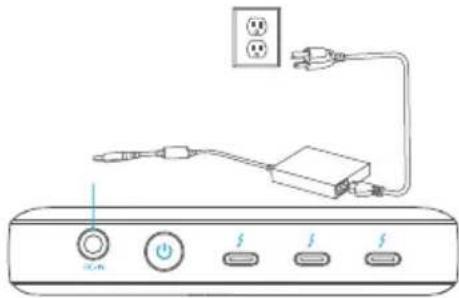Anker PowerExpand 5in1 Thunderbolt 4 Mini Dock - Включение док-станции - 1