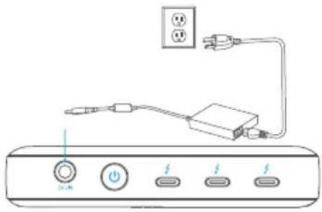 Anker PowerExpand 5in1 Thunderbolt 4 Mini Dock - 將擴充基座連接電源 - 1