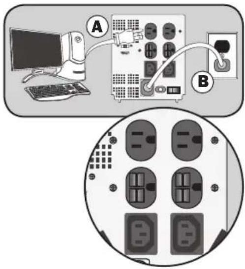 Tripp Lite LR604 - ③ Encienda el interruptor de alimentación de su Acondicionador de Línea - 1