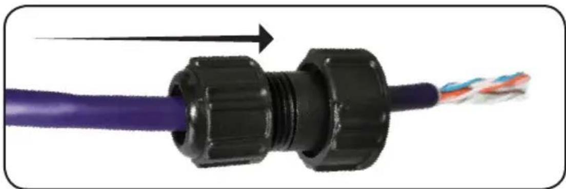 Tripp Lite NPOEEXT1G30WP - Étapes pour les fils du cable RJ45 et le sertissage - 1