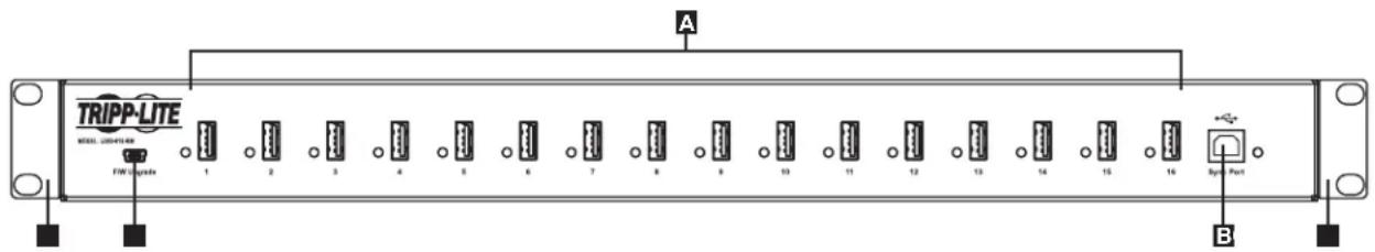 Tripp Lite CS48USBW - Возможности зарядного устройства USB / USB-хаба - 1