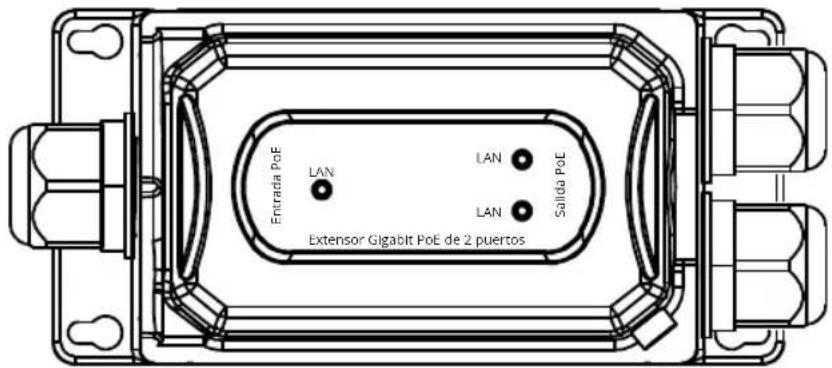 Tripp Lite NPOEEXT2X1G30 - Panel Frontal - 1