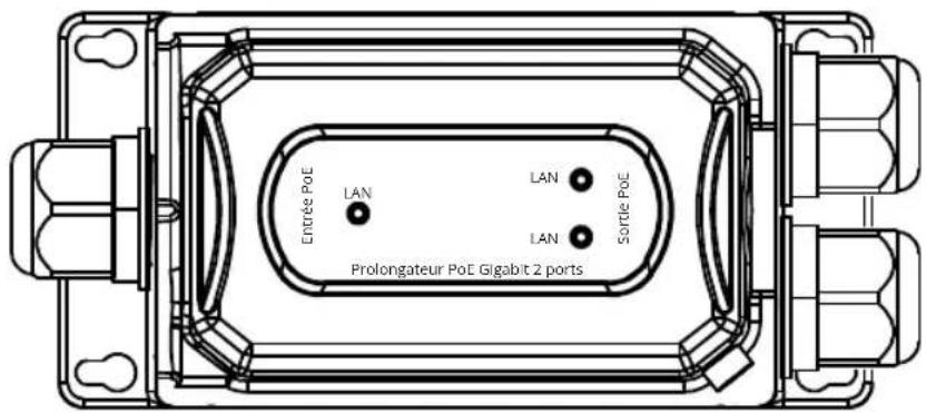 Tripp Lite NPOEEXT2X1G30 - Panneau avant - 1