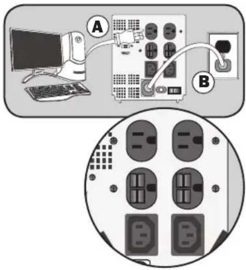 Tripp Lite LR1000 - Branchez votre équipement au filtre de secteur, et le filtre de secteur à une prise de courant. - 1