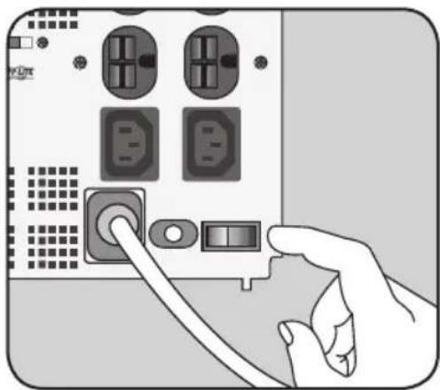 Tripp Lite LR2000 - ③ Placez l'interrupteur de l'alimentation de votre filtre de secteur à ON (SOUS TENSION). - 1