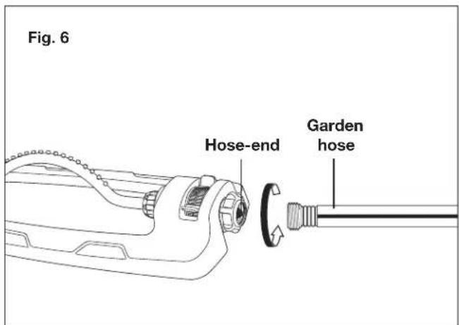 Aqua Joe AJOMS18BRS - Connecting to the Garden Hose - 1