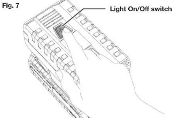 Sun Joe 24V150WICT - Using the LED light - 1