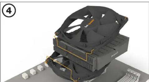 Be Quiet! Dark Rock Tf 2 - Intel: LGA 2011(-3) square ILM / LGA 2066 - 4