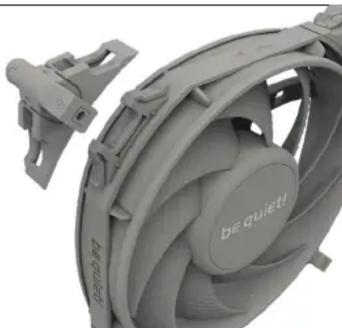 Be Quiet! Silent Wings Pro 4 - Installation des chevilles en plastique rigide - 6