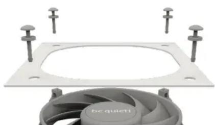Be Quiet! Silent Wings Pro 4 - Installation des chevilles en plastique rigide - 8