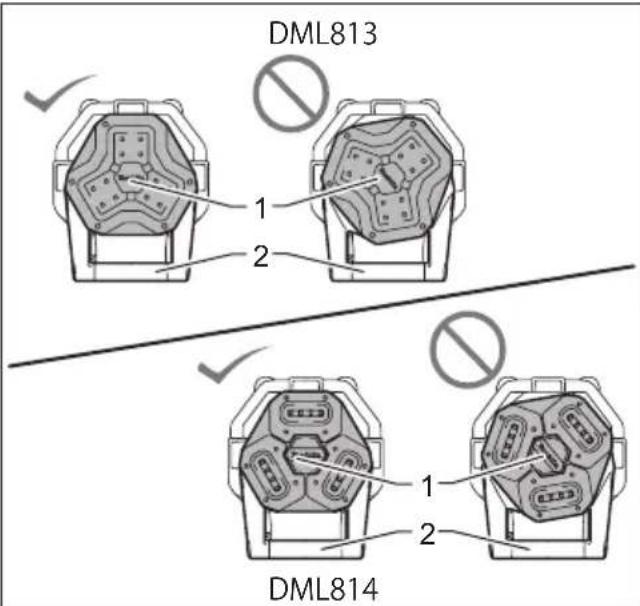 MAKITA DML814 - Retracting the extension pole - 1