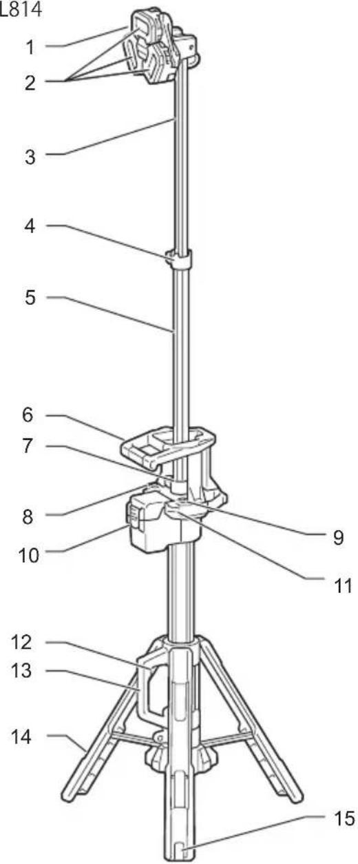 MAKITA DML814 - Accessoire en option - 1
