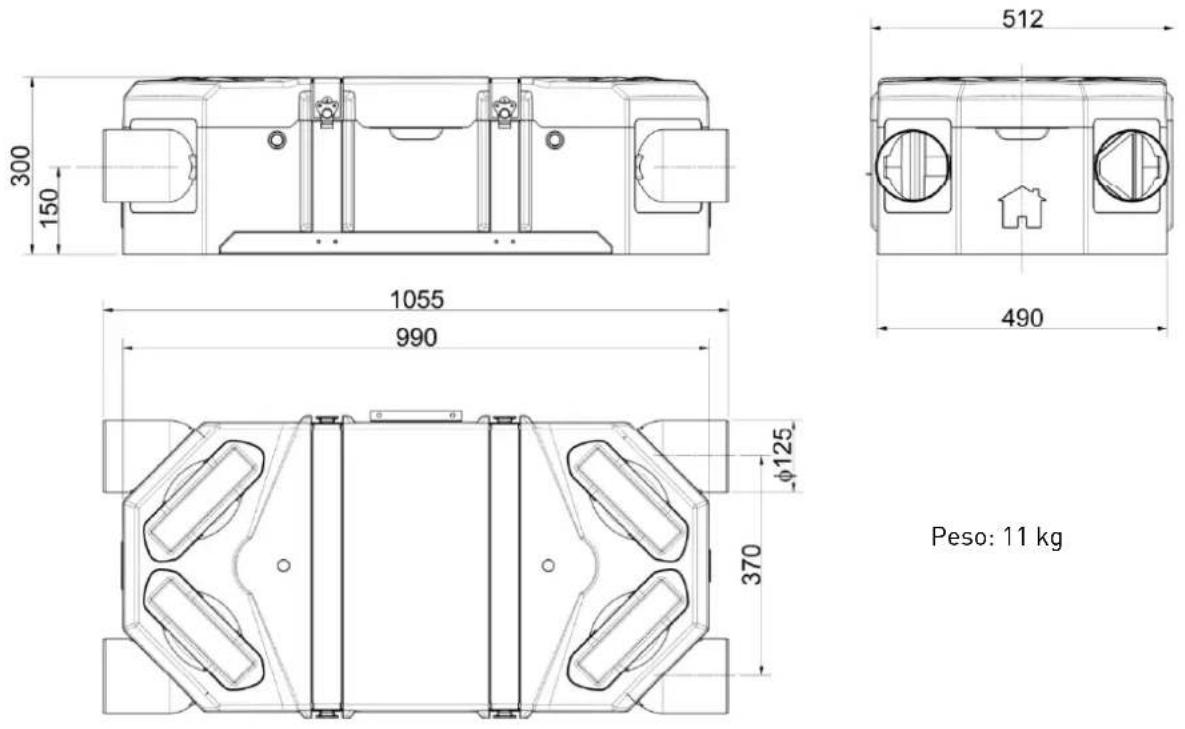 Soler & Palau CADS FLEXEO 210 - Scarico dell'aria estratta: - 2
