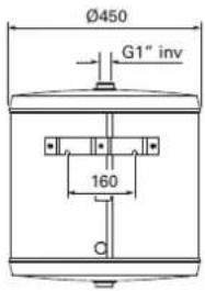 Ø450 G1" inv 160 C