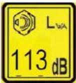 Fuxtec FXEB152 - Symbols and safety instructions on the device - 7