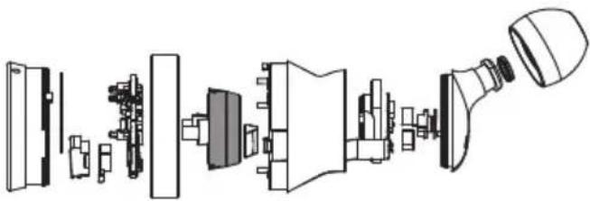 PHILIPS TAA7507 - Retrait de la batterie intégrée - 1