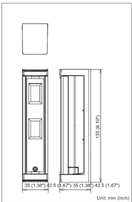 OPTEX FTNRAM - 7-2 Dimensions - 1