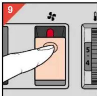 PHILIPS HD3454 - Type HD 3455: "Turbo" position (fig.9) - 1