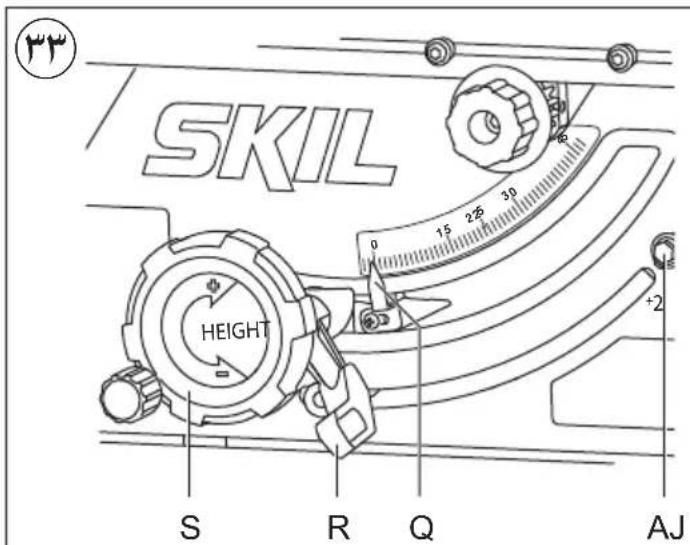 SKIL 1340 AA - PRIETAISO ELEMENTAI⑥ - 6