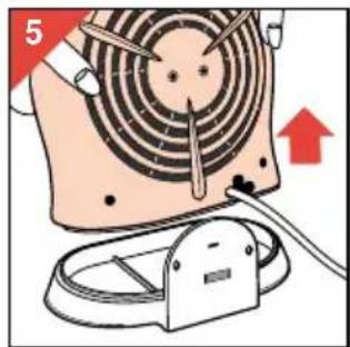 PHILIPS HD3274 - Storing the mains cord - 2