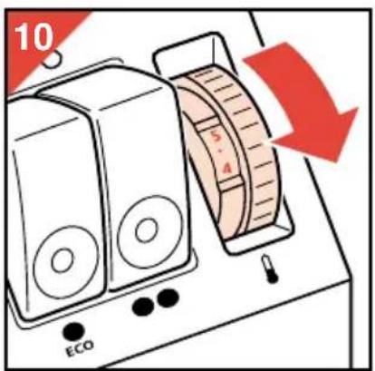PHILIPS HD3412 - Temperatur-indstilling. - 7